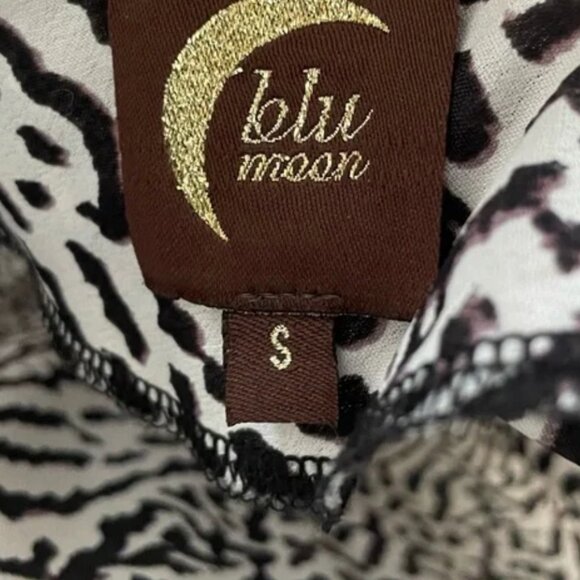 NWOT Planet Blue Blu Moon Animal Print Maxi Dress - Picture 3 of 3